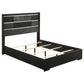 Blacktoft Wood Queen Panel Bed Black