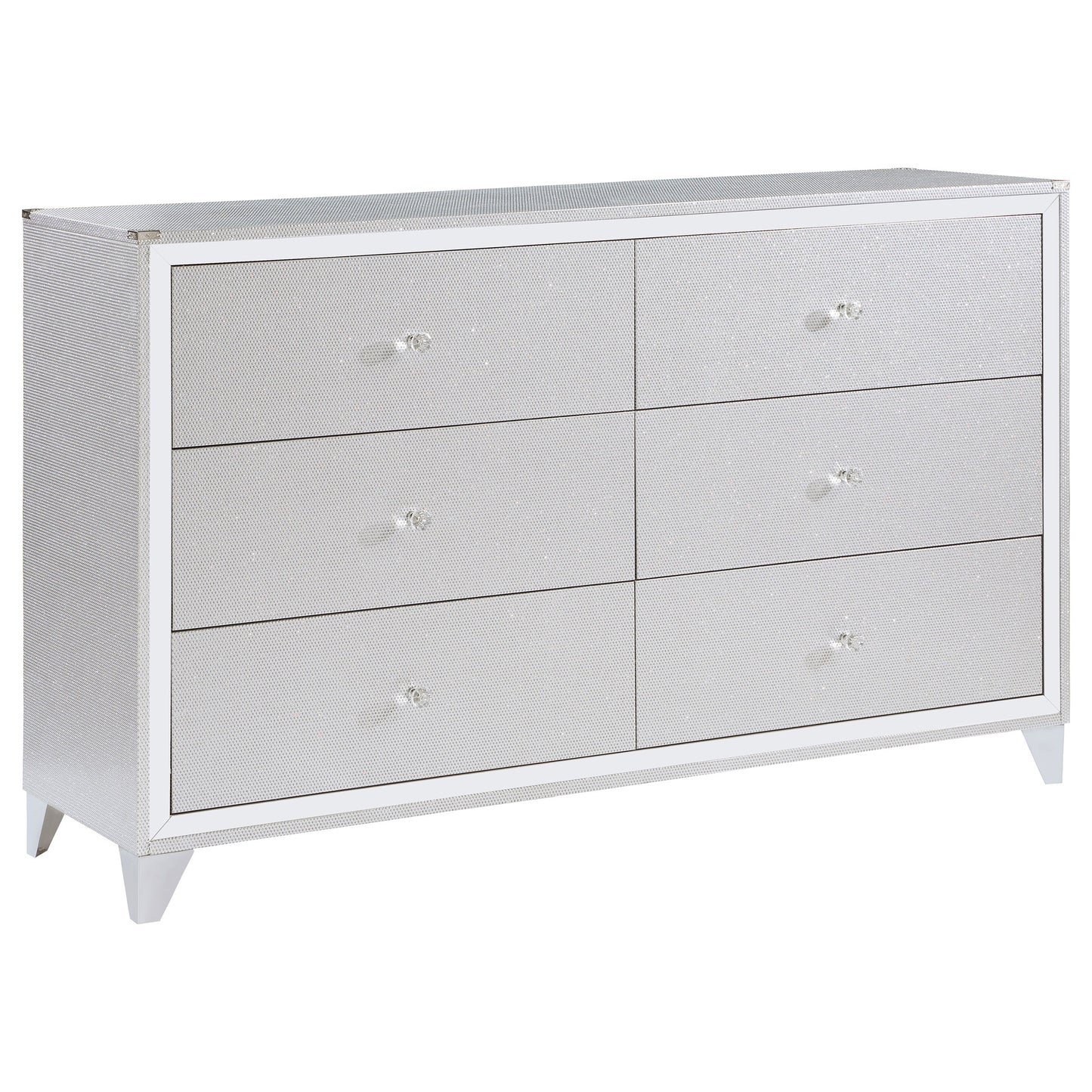 Larue 6-drawer Dresser Silver