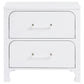 Anastasia 4-piece Eastern King Bedroom Set Pearl White