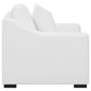 Ashlyn Upholstered Sloped Arm Accent Chair White