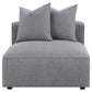 Jennifer 6-piece Upholstered Modular Sectional Grey